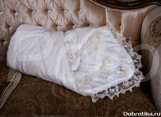 Теплый нарядный конверт-одеяло на выписку и каждый день, как конверт и как одеяло, 0,95см х 0,95 см, Осень, Весна, арт. 2-061, 2-062