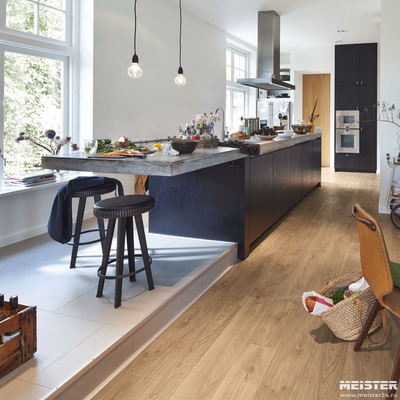 Ламинат MEISTER 6392 Дуб кьянти в интерьере