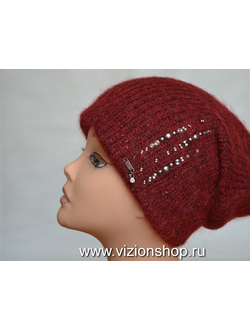 Визио Vizio 36168 шапка бордовая Италия фото Иваново