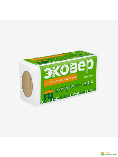 Утеплитель ЭКОВЕР ЭКОФАСАД 1000х600х150 мм (2 шт; 0,18 куб.м.)