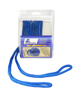 Плетеный шкерт Мореман для кранцев, 6,4 мм x 1,8 м, синий