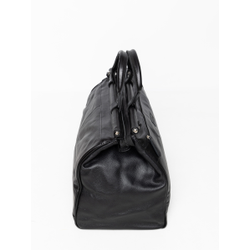 Кожаный саквояж Otranto black (арт. 4006-01)