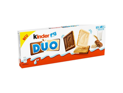 Печенье Kinder Duo с молочным и белым шоколадом
