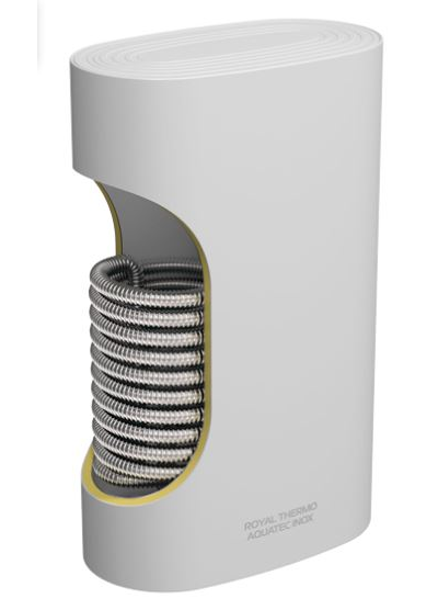 Бойлер косвенного нагрева Inox-F Royal Thermo RTWX-F 100 (нержавейка/нержавейка) настенный