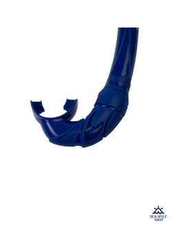 Трубка для дайвинга Scorpena B4 гибкая, синяя
