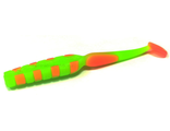 Виброхвост на судака и щуку ZCH80 (80мм), вес 3гр., цвет Green Red