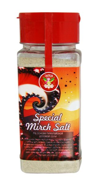 Специальная перечная соль на основе розовой гималайской соли (Special Mirch Salt) LALITA™ - 100гр. (Индия)