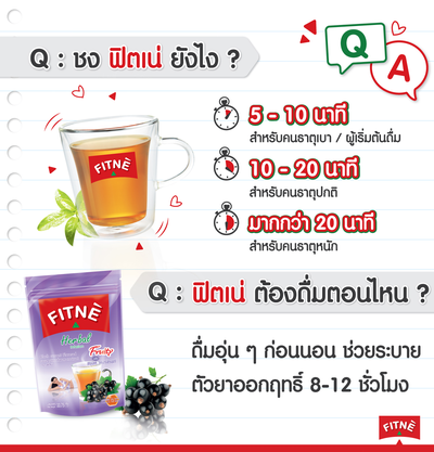 Тайский травяной чай со смородиной Fitne Natural Herbal Tea Infusion (33 гр, 15 саше)