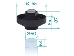 Светильник ШАР Зеркальное золото 400мм