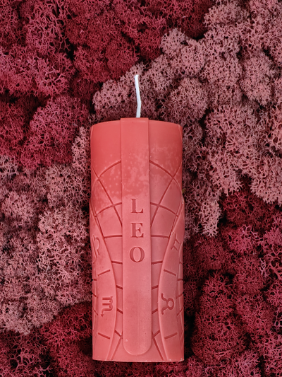 Свеча зодиакальная "Лев" стихия огонь