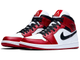 баскетбольные мужские кроссовки Nike Air Jordan 1 Mid 'Chicago' 554724-173