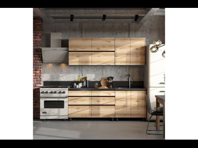 Кухня Симпл Берген (2,0) дуб делано/венге