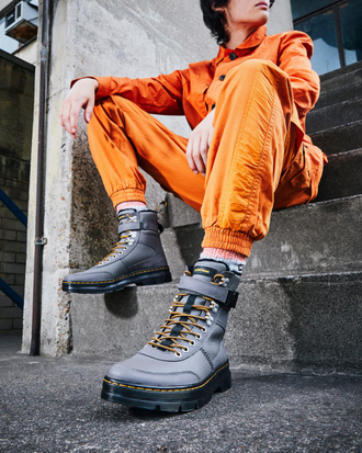 Dr. Martens COMBS TECH FAUX FUR LINED CASUAL BOOTS