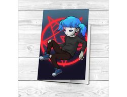 Обложка на паспорт Sally Face, Салли Фейс №18