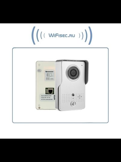WiFi/LAN вызывная панель видеодомофона, интерком связь с активным подавлением шума, открытие замка через мобильное приложение, VGA. до - 20 град.С.