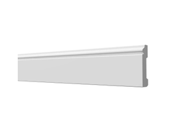 Напольный плинтус Decor-Dizayn DD005, для покраски, влагостойкий, ударопрочный, 2 метра