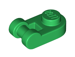 Plate, Round 1 x 1 with Bar Handle, Green (26047 / 6253140)