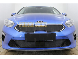 Защита радиатора KIA Ceed III 2018- black низ с датчиком ACC