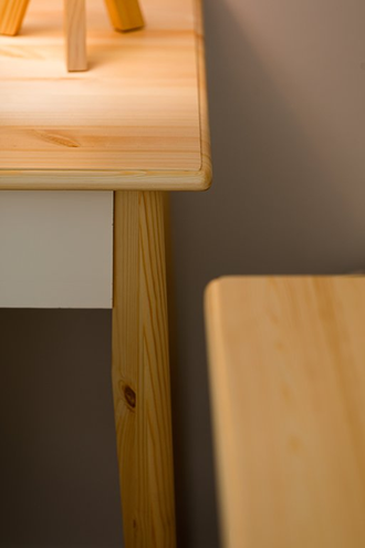 Стол-консоль письменный ТК №2 из массива сосны 100 Х 60 Х 75 см