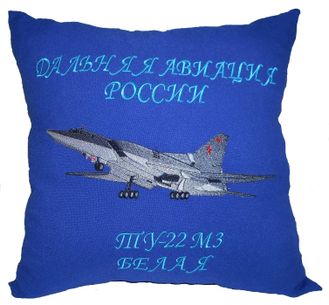 Подушка д/авто картинка самолет Ту-22М3