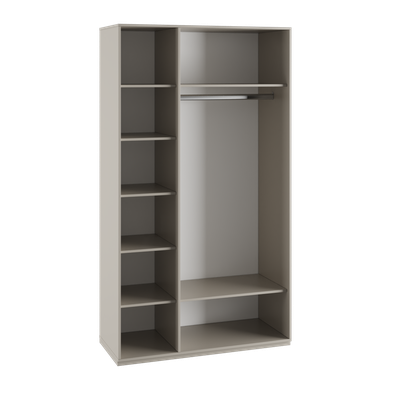 Ника Шкаф 3-х ств. 1350*2100*500 (мдф бежевый мат-05 / лдсп кашемир)