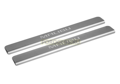 Накладки на пороги для Chevrolet Malibu 2015-2018; 2018-