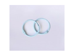 Разъемные кольца, диаметр 40 мм (цвет голубой)