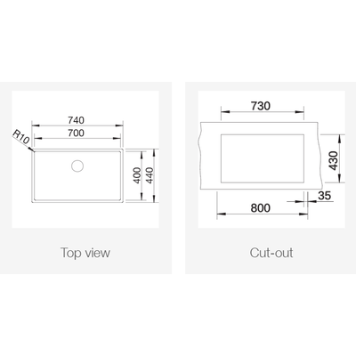 Мойка Blanco Claron 700-IF