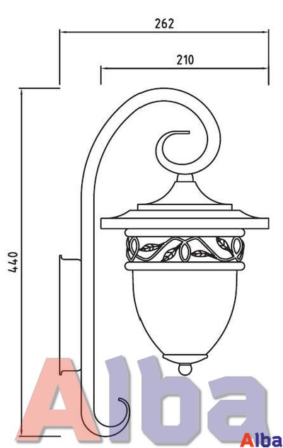 Krakow 87201/18 Парковый светильник