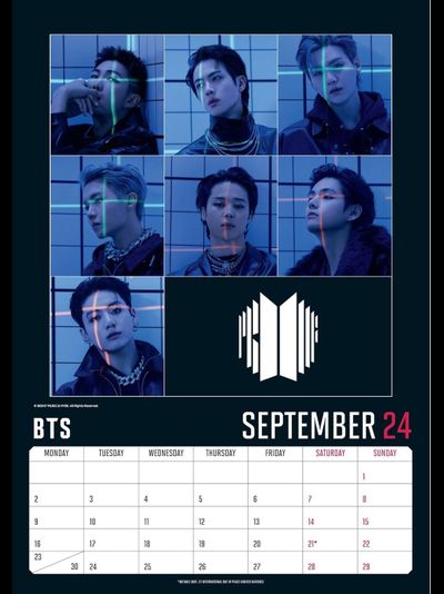 BTS Official Календарь 2024
