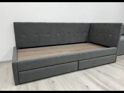 Кровать-тахта Агата Серая (Бонмебель)