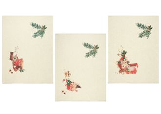 Набор полотенец из 3-х шт. "Новогодний ужин", арт. 22с145, 45*60