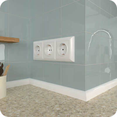 Акриловый плинтус бордюр на столешницу BNV ПШ24 2