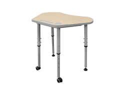 Школьный стол трапеция ШСТ72 столешница МДФ с литой бесшовной кромкой