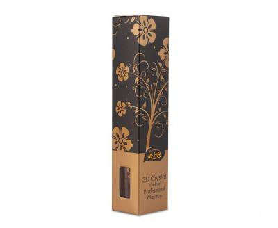 La Rosa Подводка для глаз 3D "Crystal" 24 часа с блёстками I Ля Роза. Тон 01 серебро