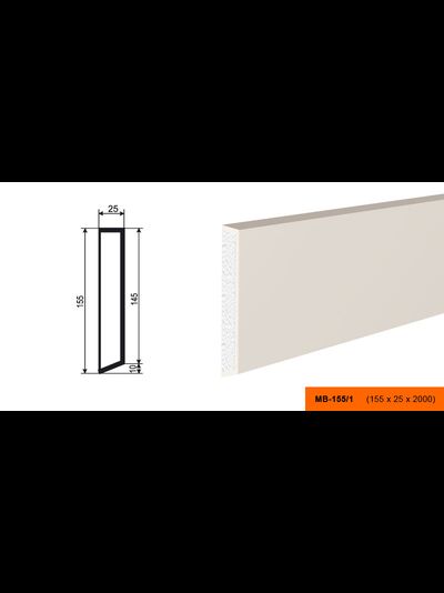 Фасадный молдинг из пенополистирола с покрытием LEPNINAPLAST (Лепнинапласт)  МВ-155/1