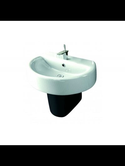 Умывальник тюльпан c полупьедесталом Sanita Luxe Best-55 с отверстием