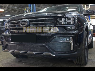 Защита радиатора GAC GS8 2016- (GE/GL) black низ