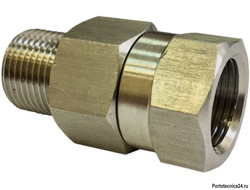 Вращ. соединение, 220bar 3/8внеш-3/8внут, нерж.сталь