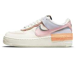 Кроссовки Nike Womens Air Force 1 Shadow Sail Pink Glaze Orange