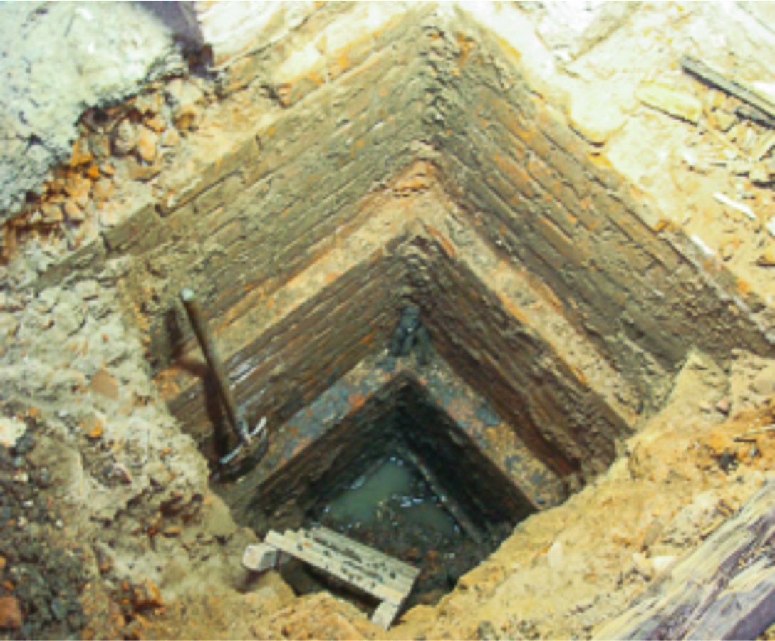 Обследование оснований и фундаментов. Шурфы фундаментов фл. Шурфы для обследования фундамента. Обследования состояния грунтов оснований зданий и сооружений. Укрепление грунтов методом инъектирования.