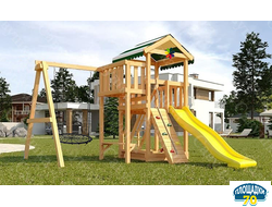 Детская площадка Савушка Мастер 1 + качели-гнездо