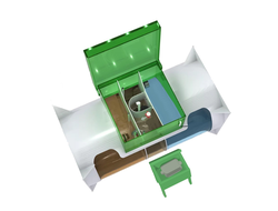 Горизонтальные установки аэрационной очистки стоков AQUALOS AL-5 горизонт