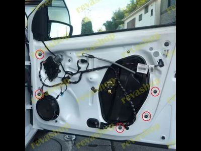 Заклепки зажимы крепёж для обшивки дверей VW