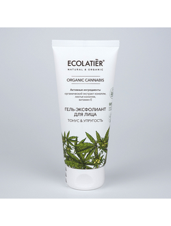 Гель-эксфолиант для лица ORGANIC CANNABIS ECOLATIER