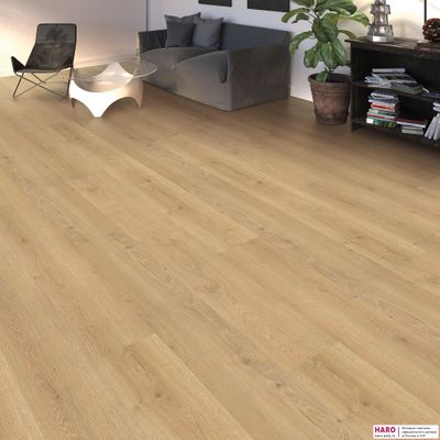 Ламинат Haro Tritty 100 Gran Via Дуб Флавия Пуро 544735 32 класс толщина 8 мм с фаской 2.68 м2