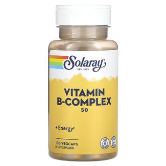 (Solaray) Vitamin B-Complex 50 mg - (100 капс)