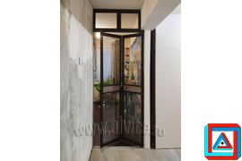 Фото 22 - складная дверь с фрамугой