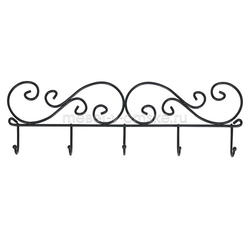 ЗМ014 Вешалка настенная "Кружева-5". Размер: 400*130*45