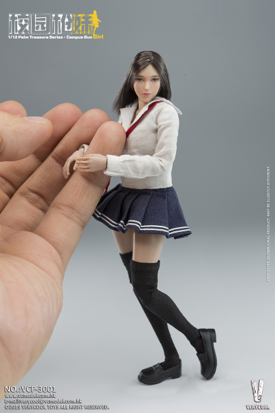 Боевая японская школьница - Коллекционная ФИГУРКА 1/12 Palm Treasure Series - Campus Gun Girl (C.G.G.) (VCF-3001) - VERYCOOL